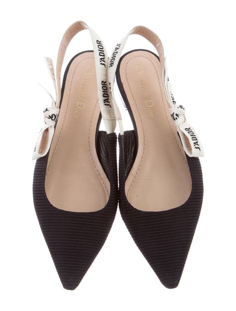 christian dior j'adior slingback flats|dior slingback technical fabric.